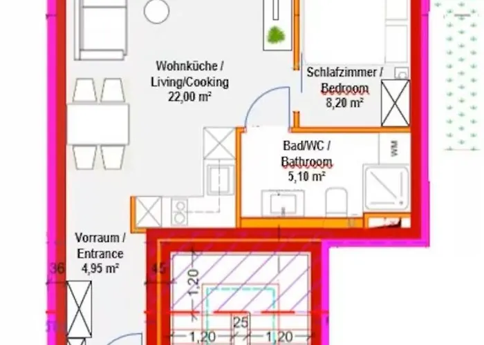Apartment Stilvolle Premium-wohnung Mit Klimaanlage Und Dachterrasse Vienna